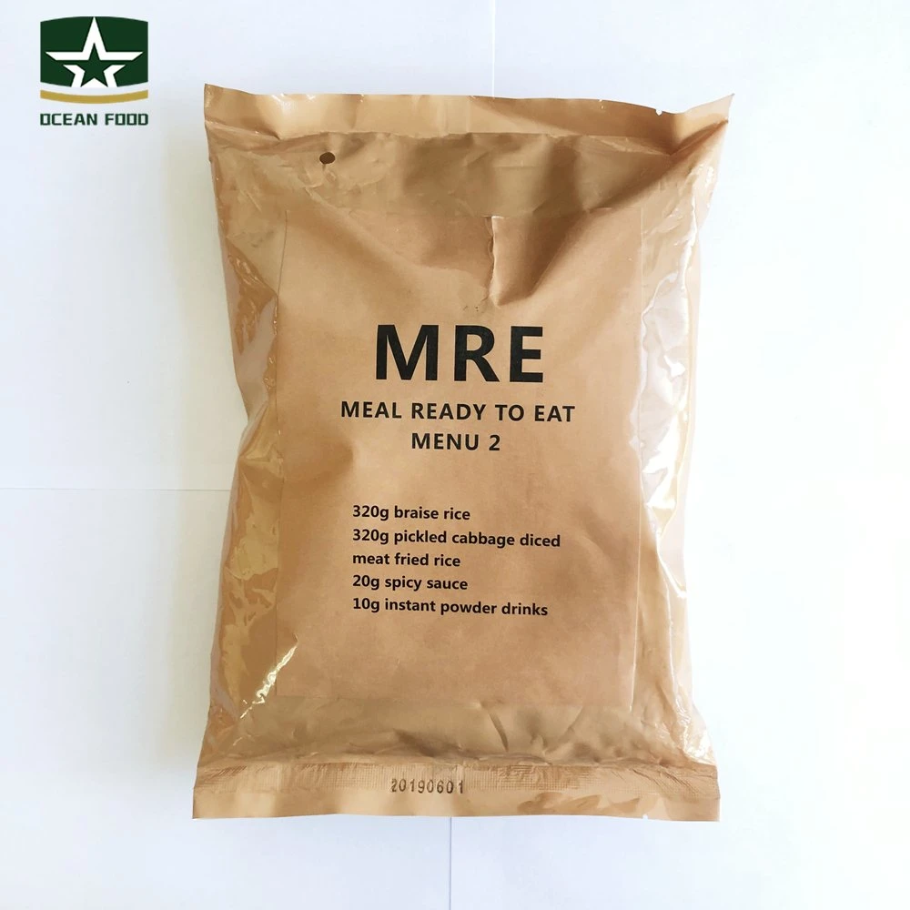 670g*12 Convenient Fast Ready to Eat Self-Heating Braise Mre Rice Food