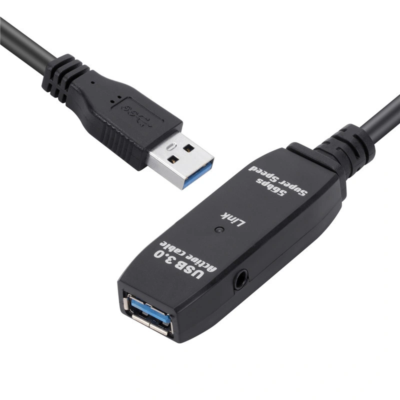 USB3.0 Extension Cable 10 Meters and 15 Meters with Signal Amplifier USB3.0 High-Speed Video Camera Extension Cable