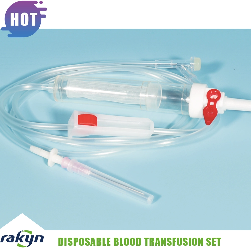 Medical Device of Disposable Blood Transfusion Set with Filter and Y Site