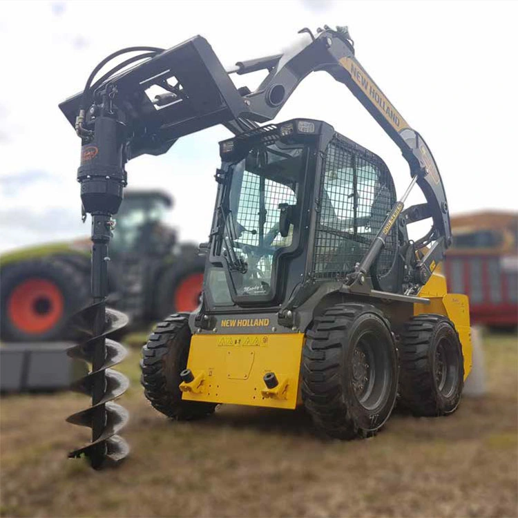 miniexcavadora Ray sinfín hidráulico de las unidades de perforación del sinfín de máquina de perforación de la Tierra para cavar hoyos