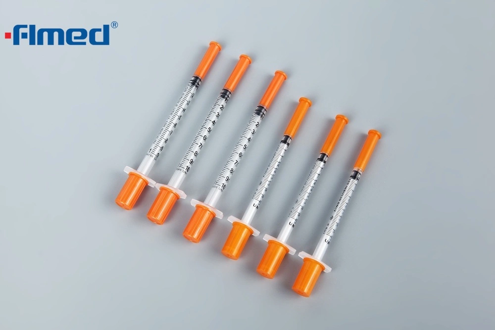 China Wholesale/Supplier Medical Instrument Device Disposable Sterile Insulin Syringe with with Hypodermic Needles