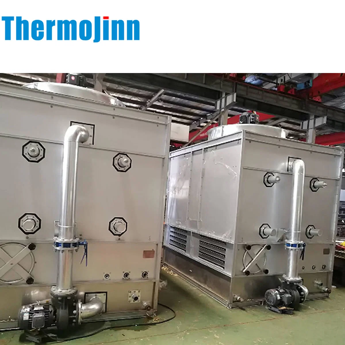 Industrial Closed Counter Flow Water Evaporative Condenser for Petrochemical Plants