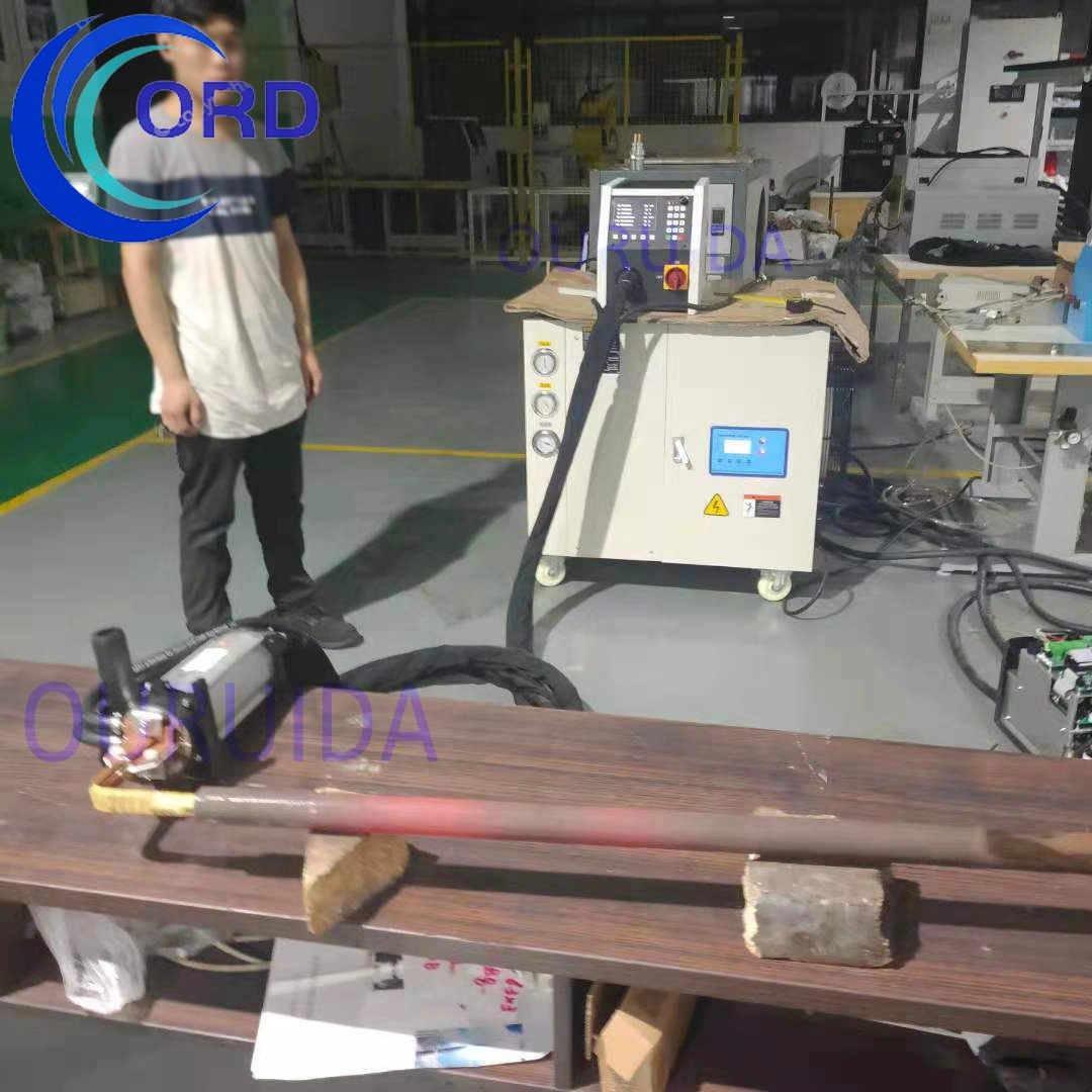 China Supply Digitla High Effective Induction Welding Machine for Cutting Head Welding with Handle Transformer DSP-50kw