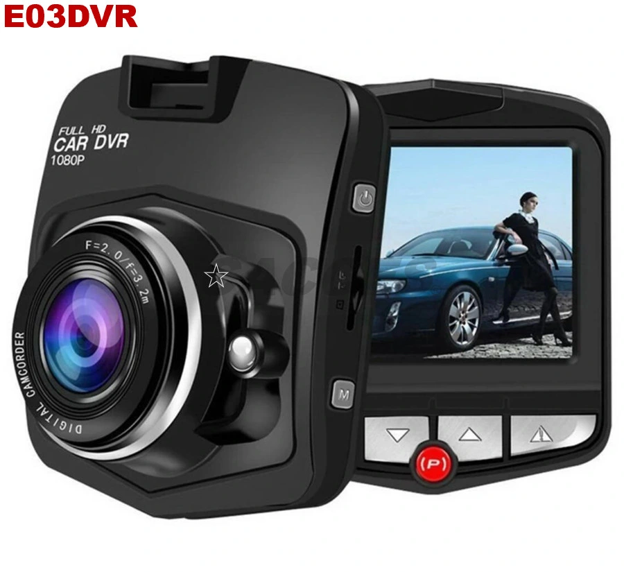 Full HD 1080p Cámara grabadora de coche DVR 2,2''/2,4 LCD Vehículo Video Dash Cam Video Recorder Night Vision G sensor Cámara de tablero de instrumentos delantera y trasera de 2 vías