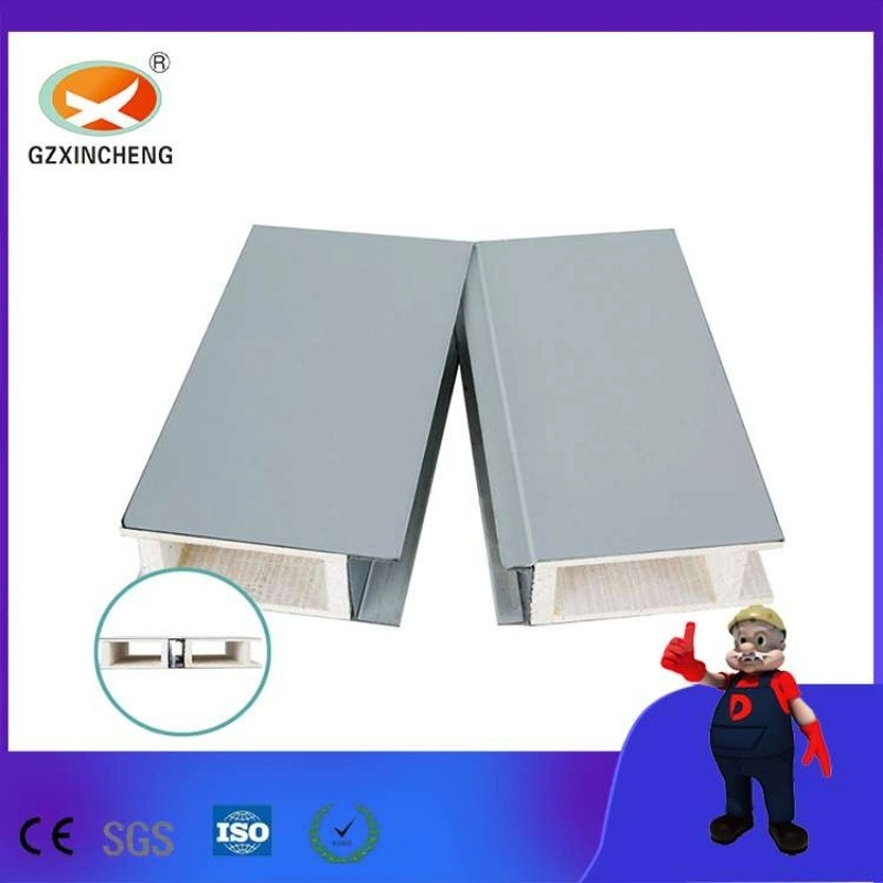 Pharmaceutical Factory Cleanroom Wall and Ceiling Glass Magnesium Sandwich Panel