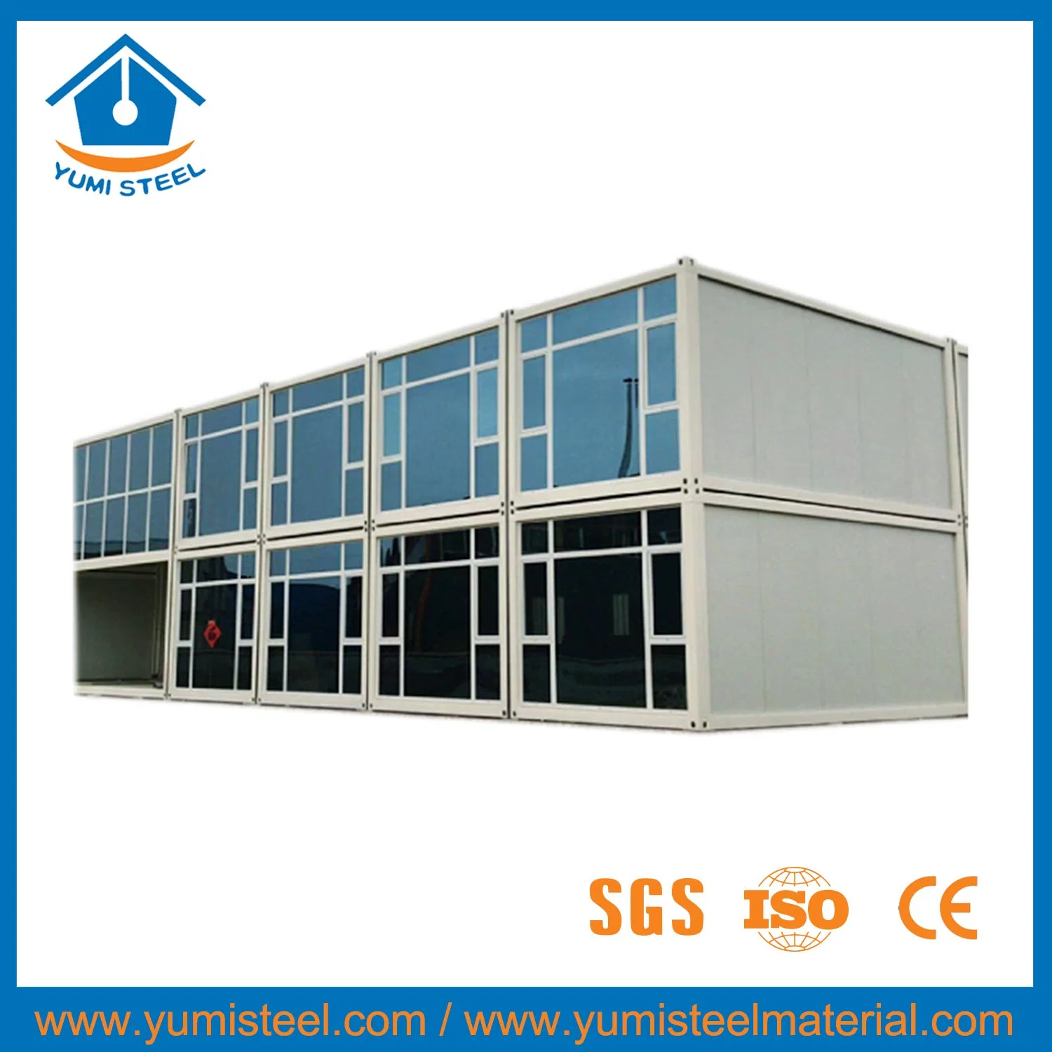 Granite Grey Customized Modular Container House for Living/ Villa/ Vacation/ Office Room