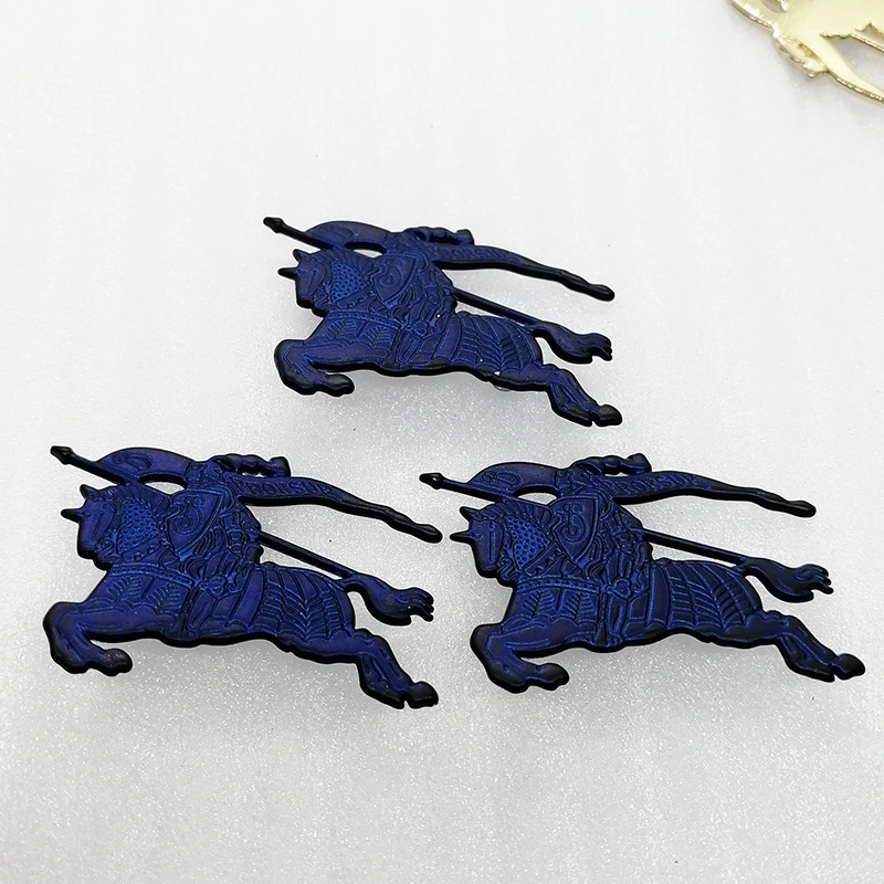 Giraffe Shape Metal Label for Kids Clothes Decoration