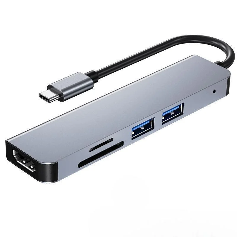 5 em 1 SD USB3.0/TF C hub USB do leitor de cartão