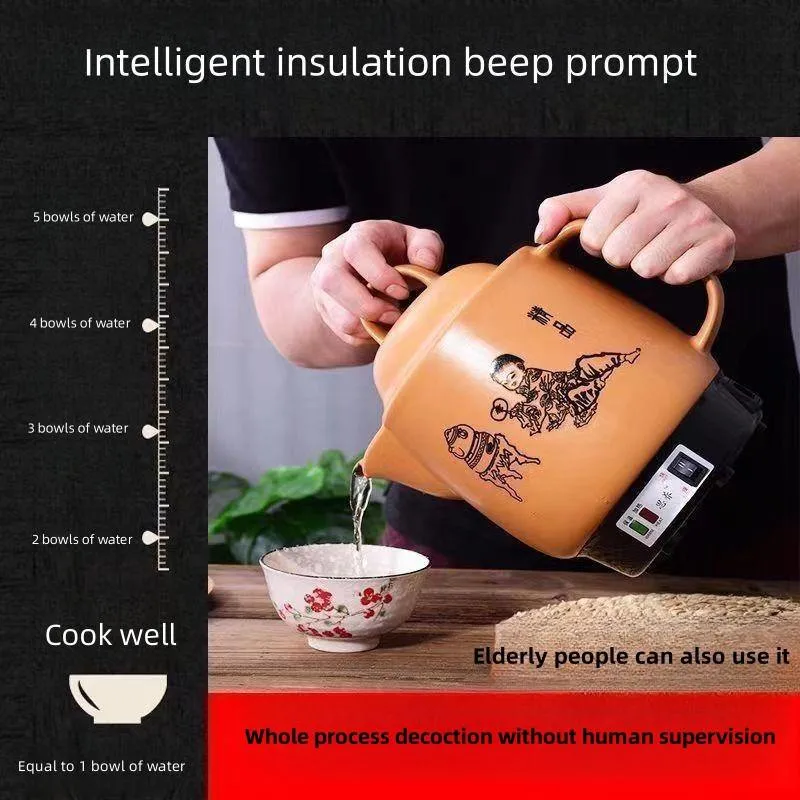New Design Operation Boiling Medicine Home Use Electric Ceramic Household Health Pot with Great Price