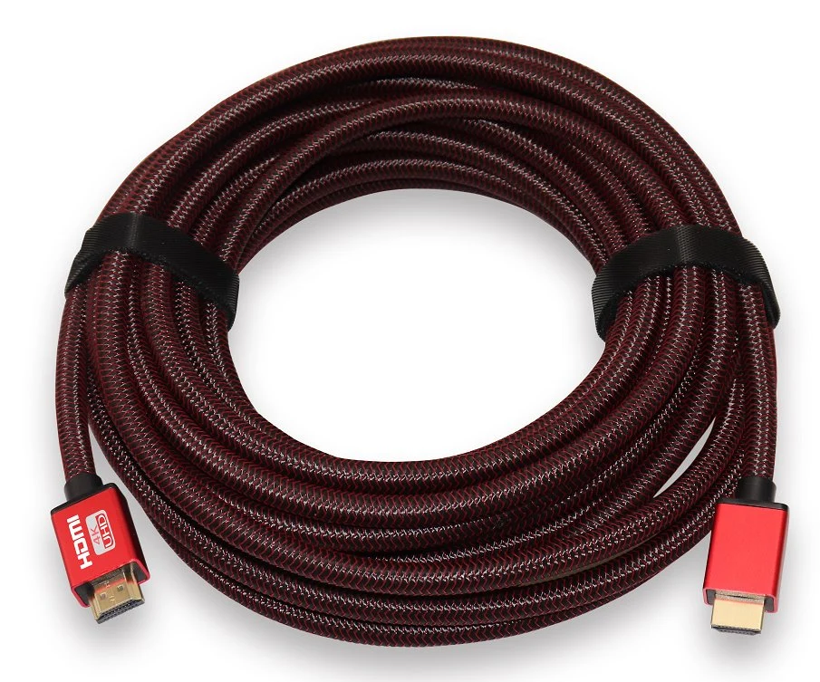 High Speed Gold Plated Colored Nylon Braid Support Ethernet Hd Video 3D 4K/60Hz Hdmi Cable