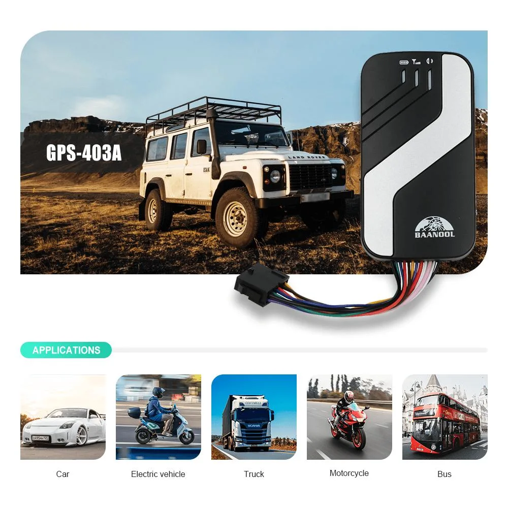 Coban 403 4G Car GPS Tracker Alarm (جهاز تعقب نظام تحديد المواقع العالمي للسيارة من الجيل المراقبة باستخدام تطبيق تتبع هاتف ويب الخاص بخادم Android iOS