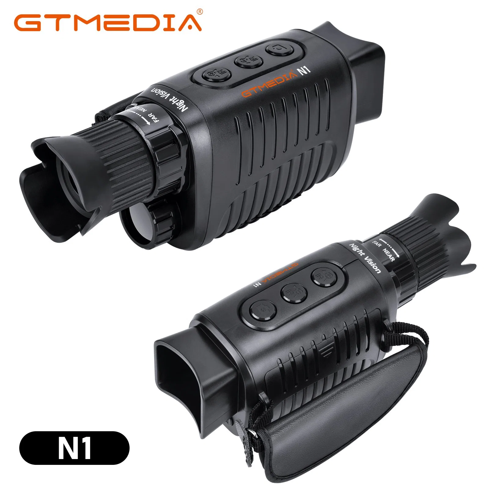 Gtmedia N1 Night Vision UHD Binoculars for Camping with 2.3 Inches Large LCD Screen, Easy for Viewing and Comfortable to Eyes.