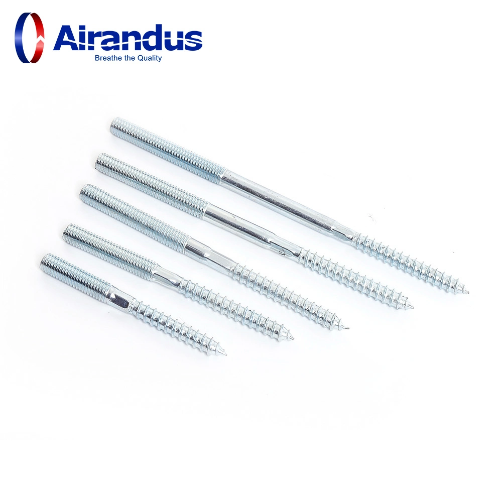 Galvanized Steel Double Head Hanger Bolt Dowel Screw