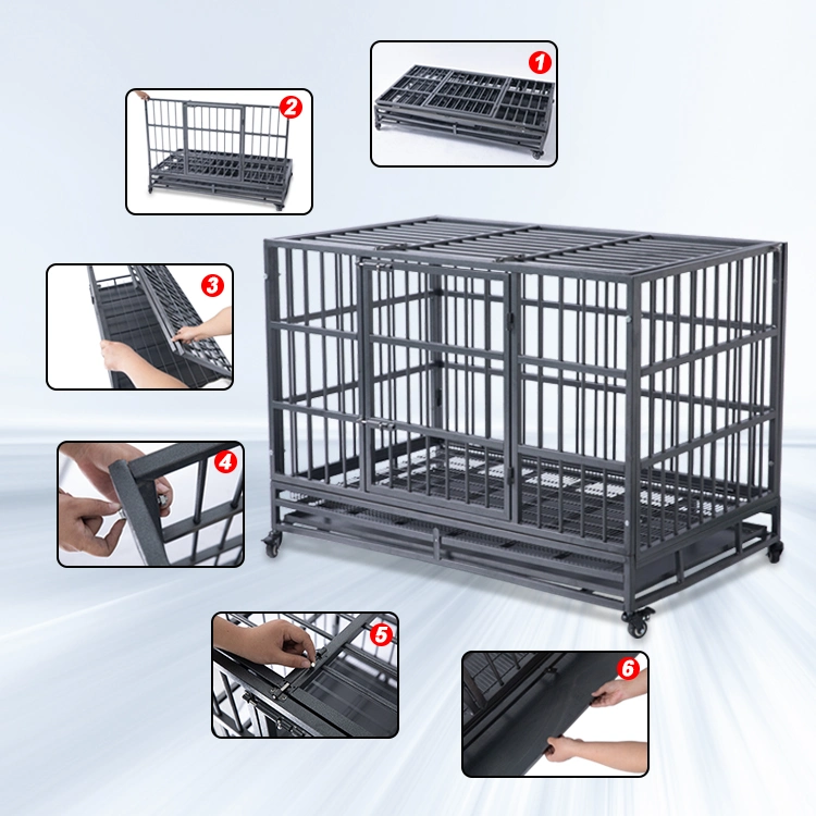 High quality/High cost performance  Iron Dog Cage Supply Sample Use Sparying Plastic Technics