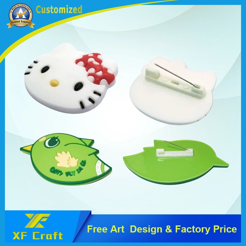 High quality/High cost performance  Customized Design Metal/PVC Rubber Badge for Promotional