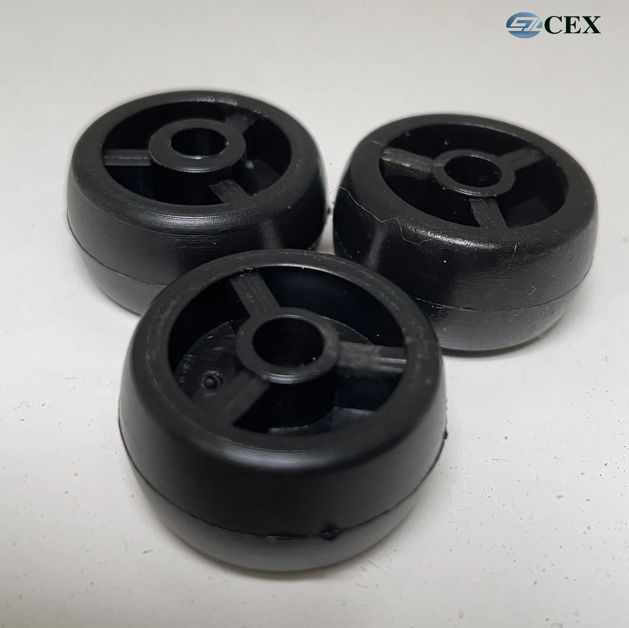 Solid Rubber and Plastic Electroplating Package Ride on Car Toy Injection Wheels