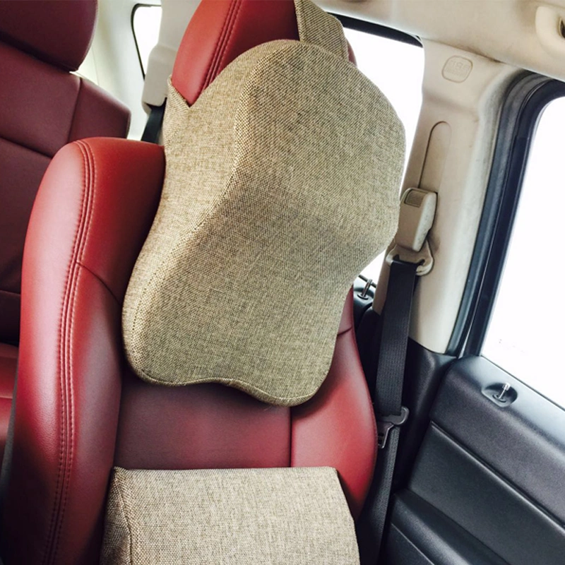 Memory Foam Headrest Pillow for Car Seat - Ergonomic Design Soft Travel Pillow