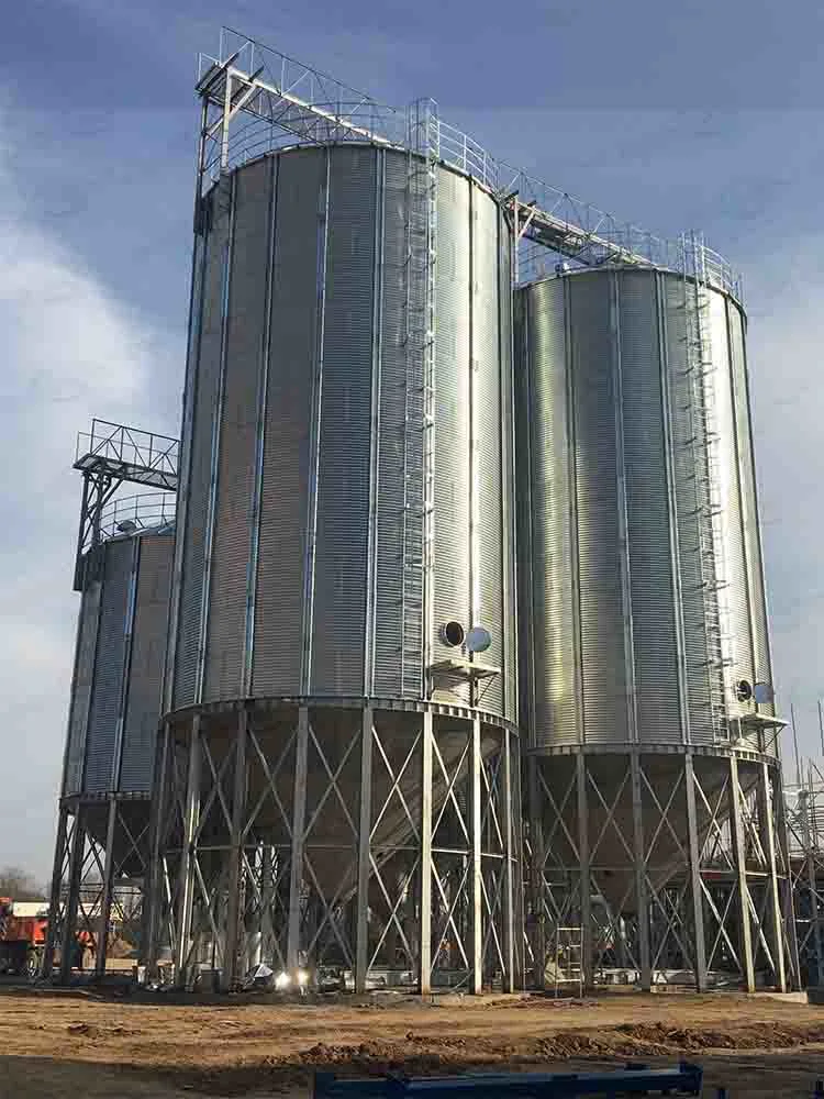 Maize Seed Wheat Storage Silo System Price Cost Farm Storage Corn Rice Grain Steel Silo for Sale