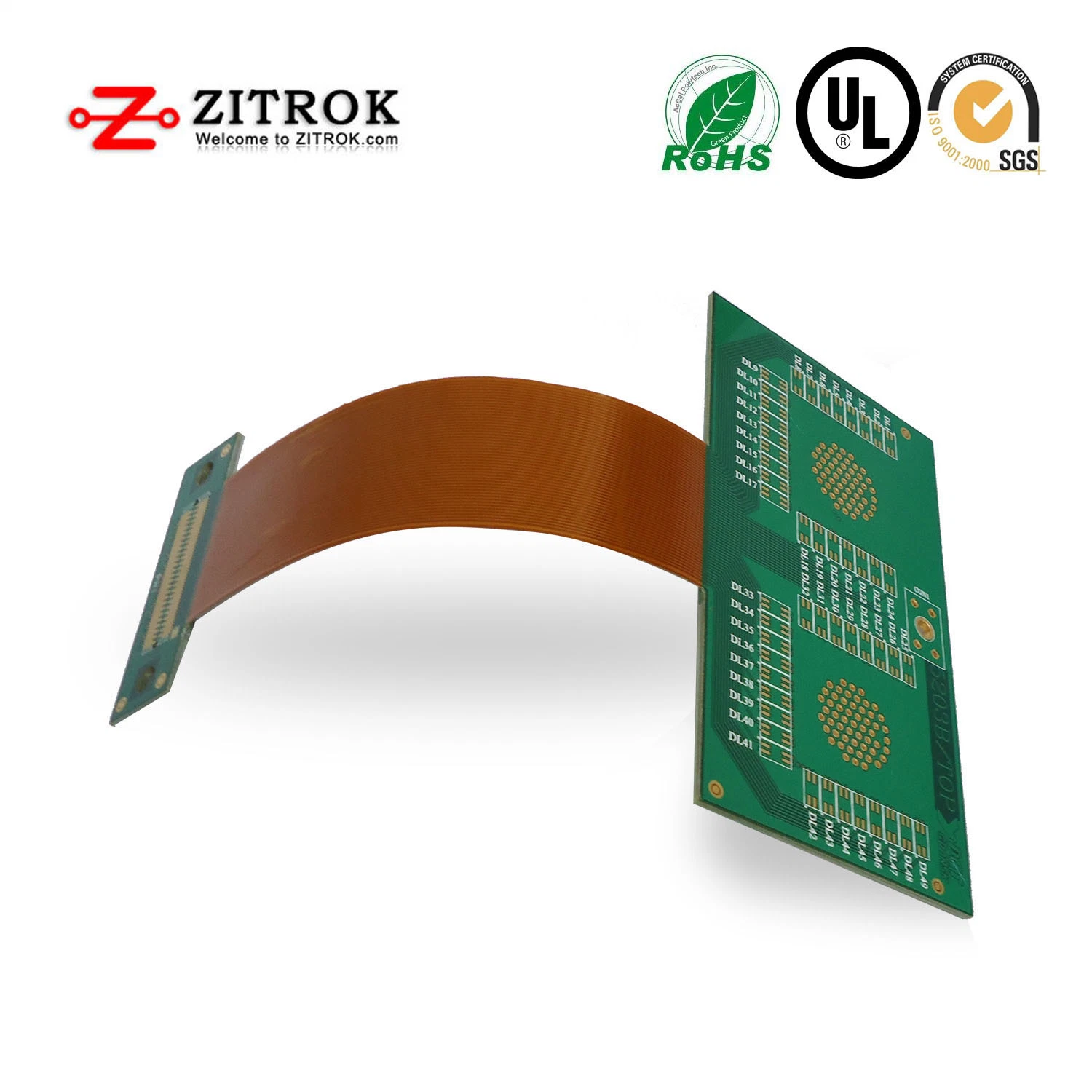 تصنيع المعدات الأصلية (OEM) الصلب-Flex PCB EMS الشركة المصنعة عينة لوحة PCB المقدمة مصنع المفتاح الدفق الخدمة