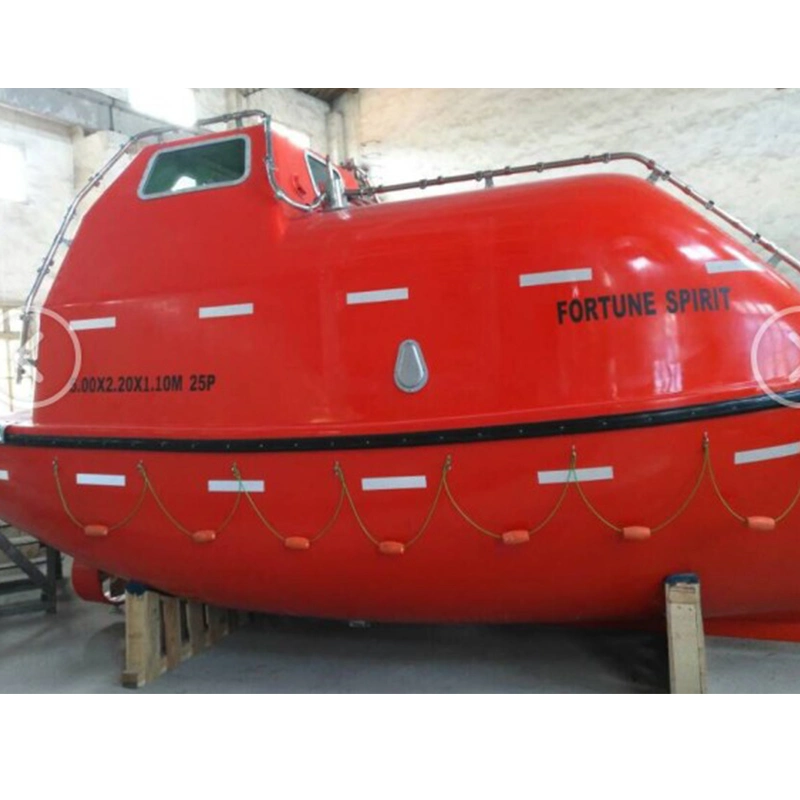 Solas Marine F. R. P. Totally Enclosed Lifeboat 5.25m Lifesaving Boat