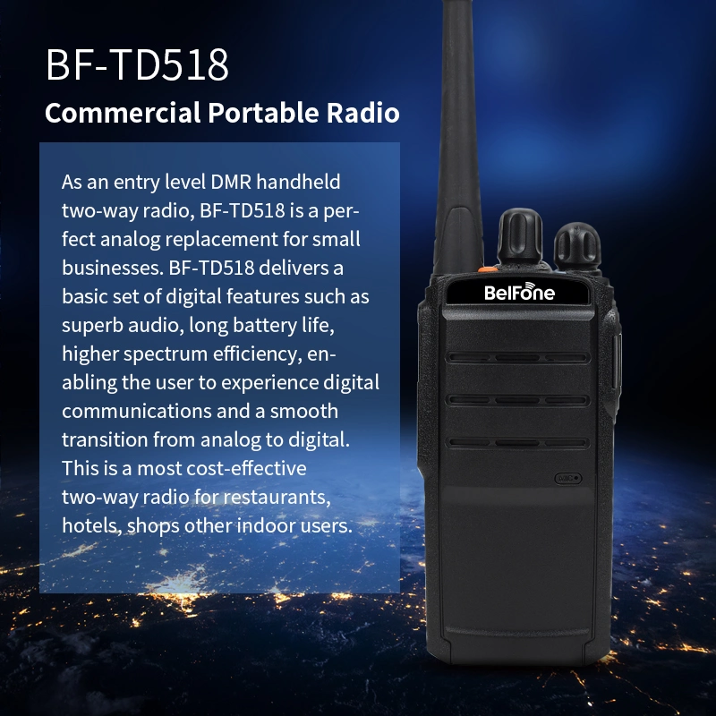 Bf-Td518 Digital Two Way Radio Ptt Walkie Talkie