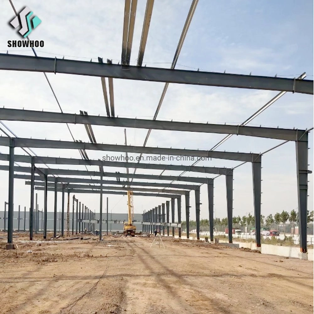 Construcción de metal Industrial prefabricada Modular aislado de almacén