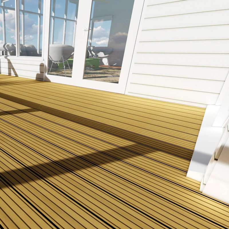 Environmental Wood Plastic Outdoor Deck Flooring Materials