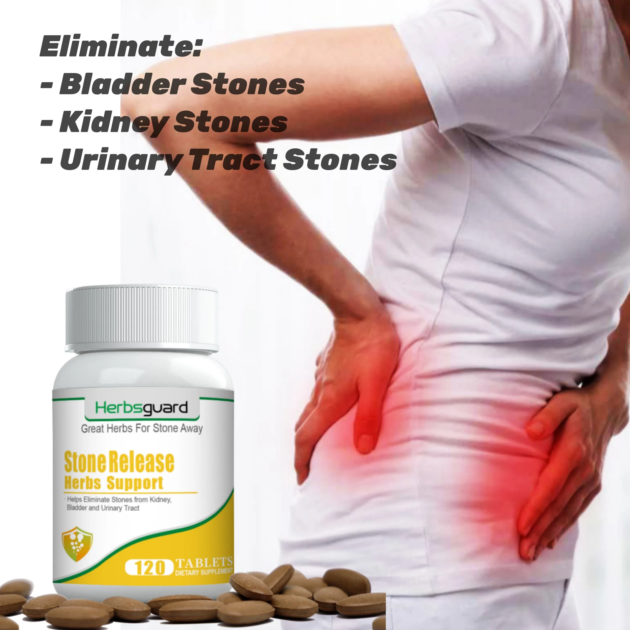 Chinese Pharmaceutical Manufacturer Private Label Bladder Stones Treatment Normal Easy Relaxed Urination Herbal Dietary Supplement