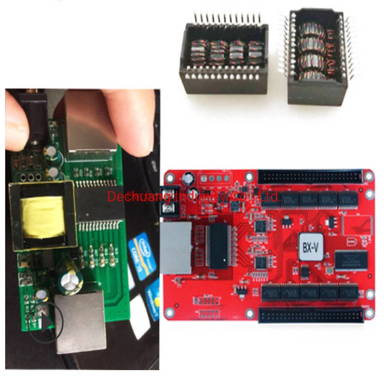 Isolation Magnetic Circuit SMD Low Voltage Network Filter Gigabit Ethernet Toroidal Electric LAN Transformer Module