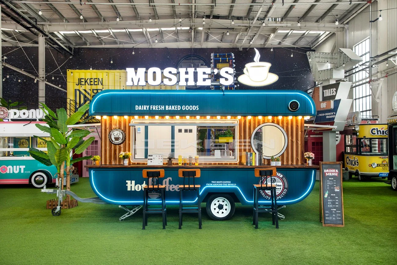 Jekeen Mobile Food Truck Trailer Coffee Shop