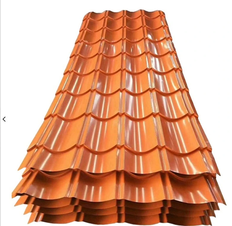 PPGI Roofing Tiles Corrugated Steel Roof Sheet Color Coated Corrugated Board