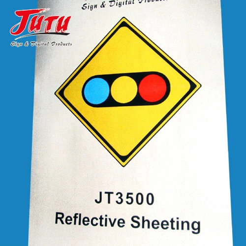 Jutu Promotional Road Warning Tape Parking Lots Pavement Traffic Marking Reflective Film