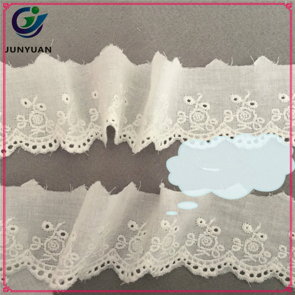 off White Cutwork Cotton Sewing Lace Trimming Decorative Lace