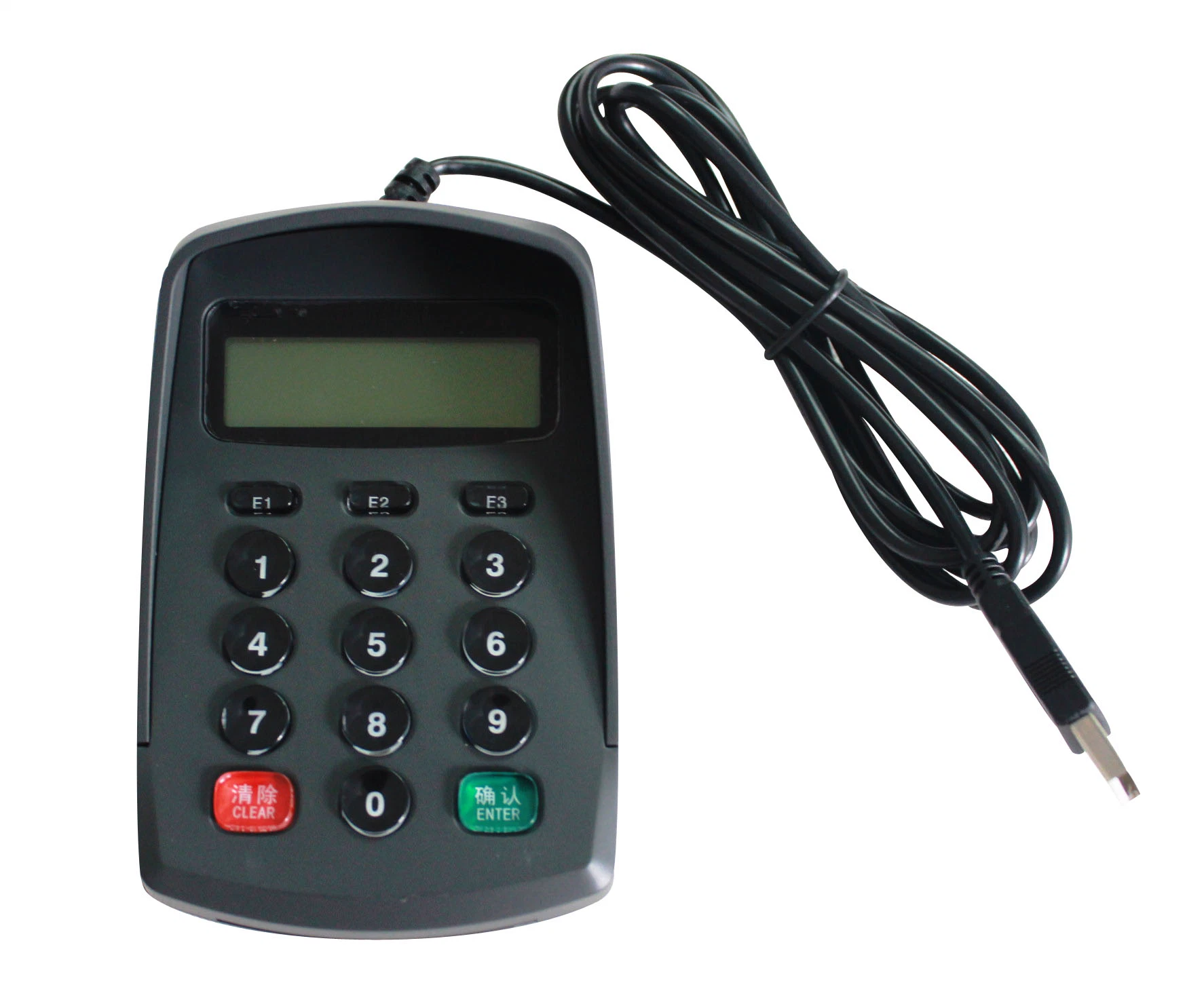 15keys LCD Programmable RS232 Serial Numeric Pinpad