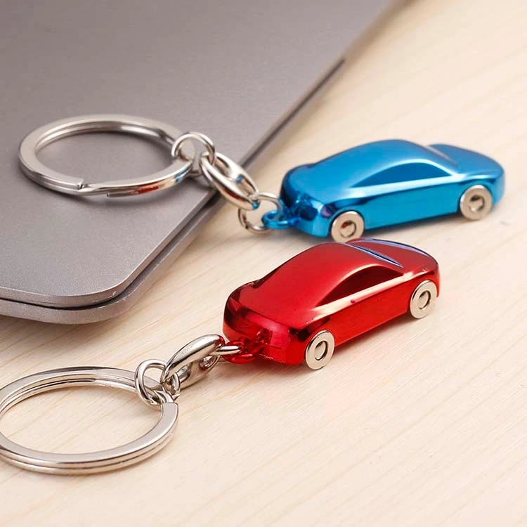 Customized Audi Car Model Key Pendant Zinc Alloy Metal Keychain Mini Metal Key Ring Women's Bag Decoration China Promotional Gift for Corporate Customer Gifts