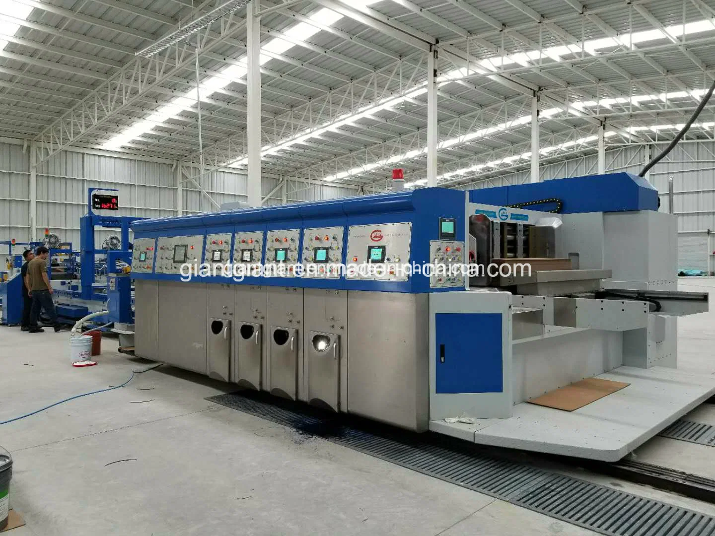 900*2000 máquina de impresión de paquetes de máquina de fabricación de cartón ondulado