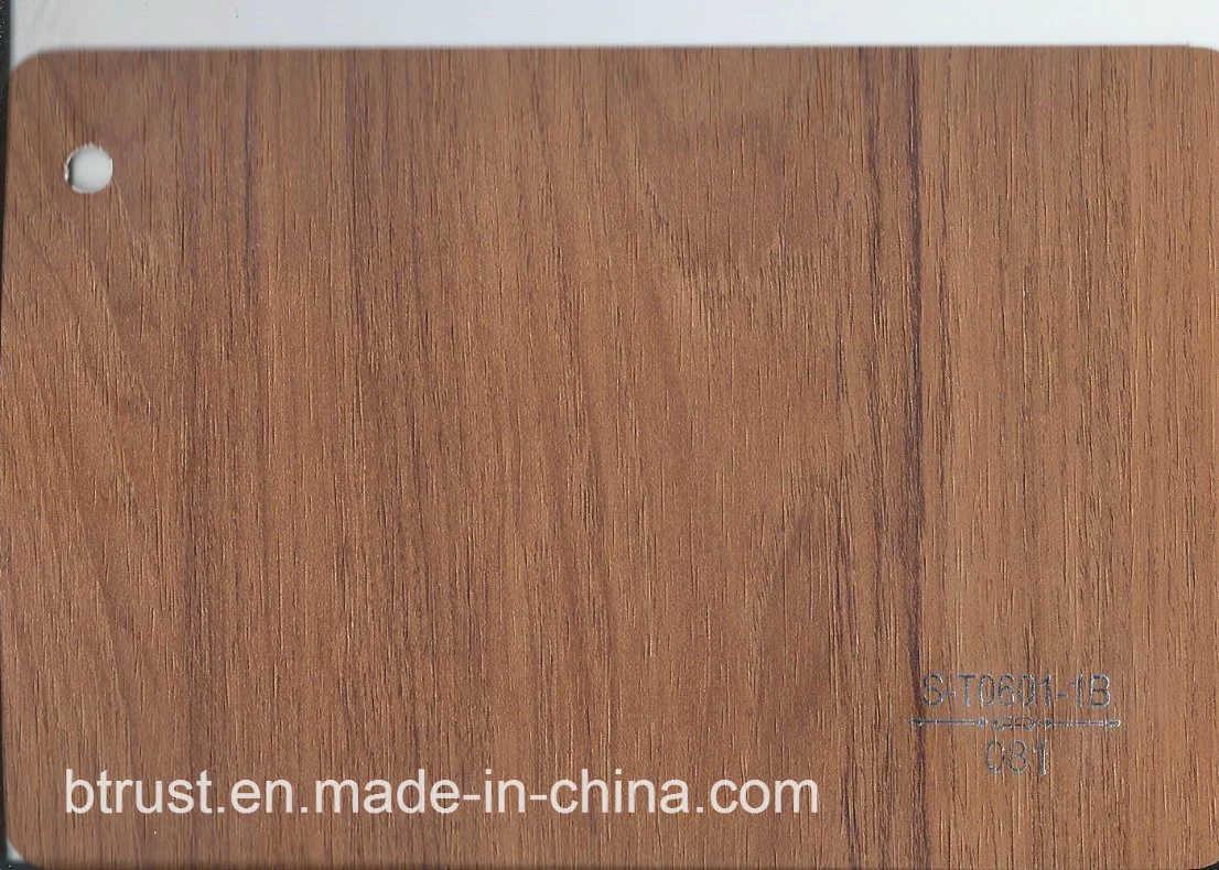 Wood Grain PVC Decorative Film/Foil for Cabinet/Door Vacuum Membrane Press