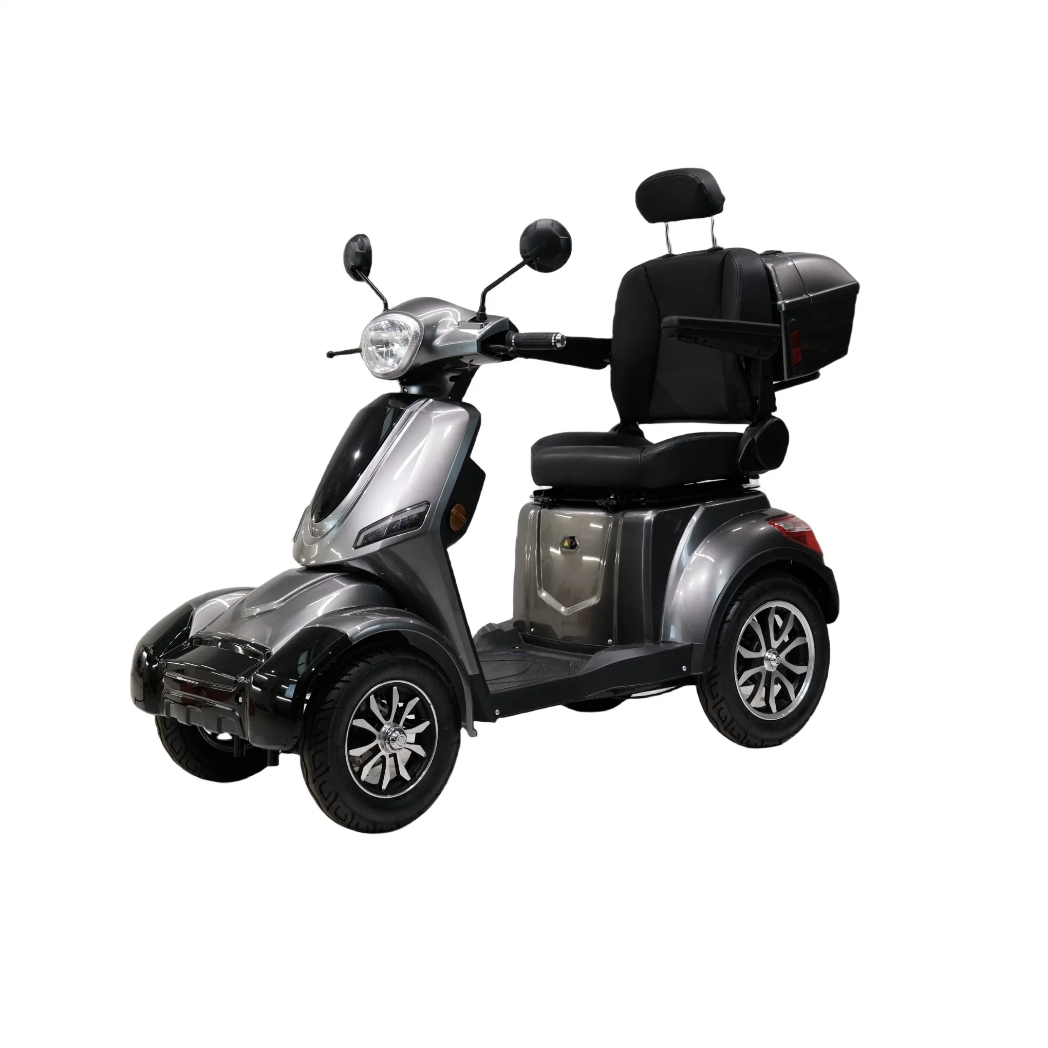 Scooter de mobilité électrique pour handicapés 4 roues de vélo à main Fauteuil roulant