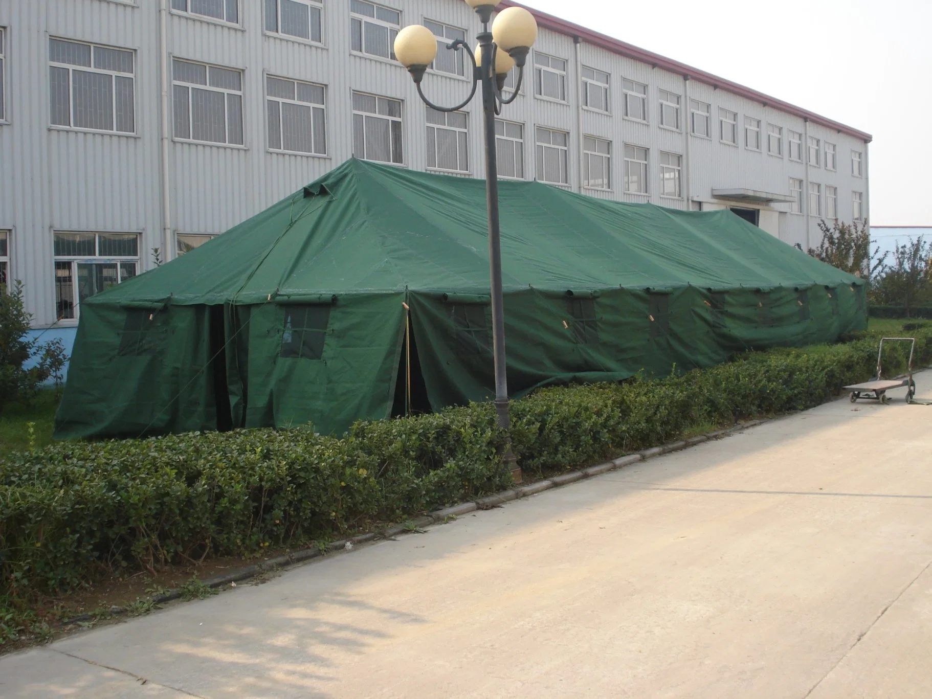 Carpa impermeable de fábrica del Ejército de estilo militar estilo carpa de 10-50 personas