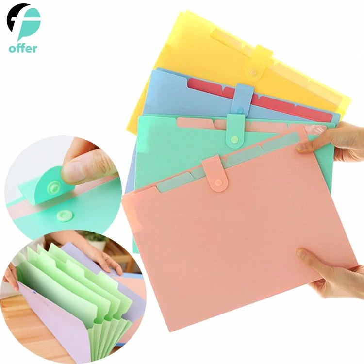 Expanding File Folders Accordion Document Organizer