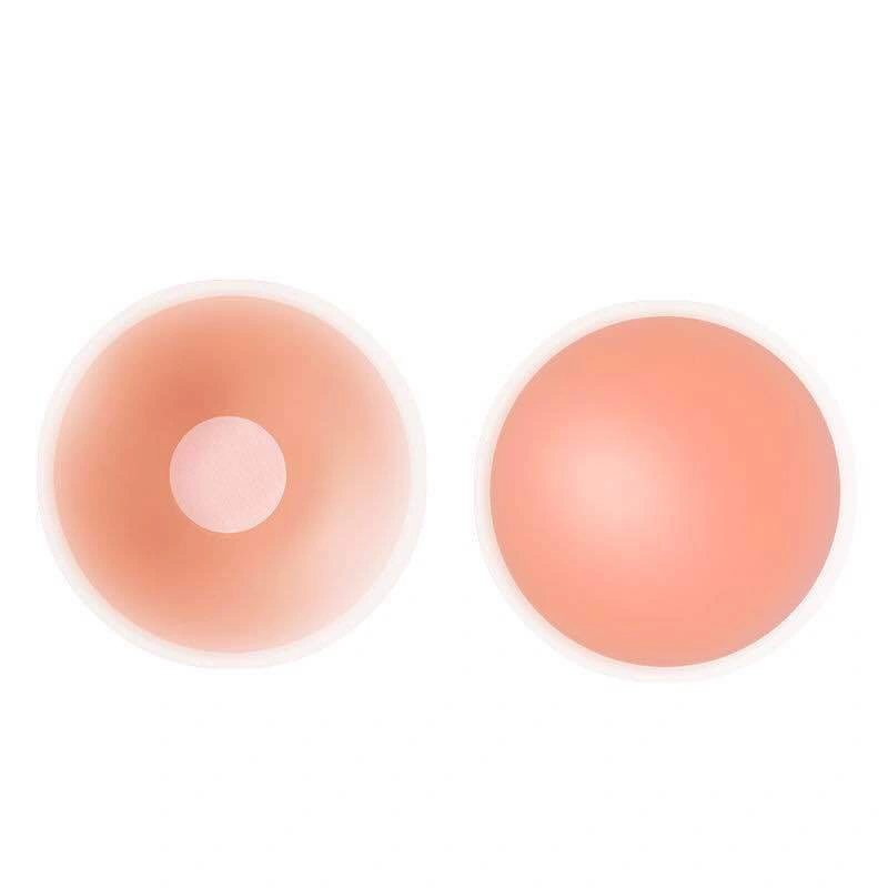 Funda de silicona Nipple Reusable Women Breast Petals Lift Sujetador invisible Pasties Sujetador relleno adhesivo parche Boob almohadillas adhesivo