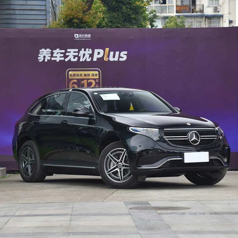 2023 4 rodas Mercedes Benz EQC 350 400 4WD 300 kw Carro usado do veículo elétrico da Mercedes 5.1s 443km