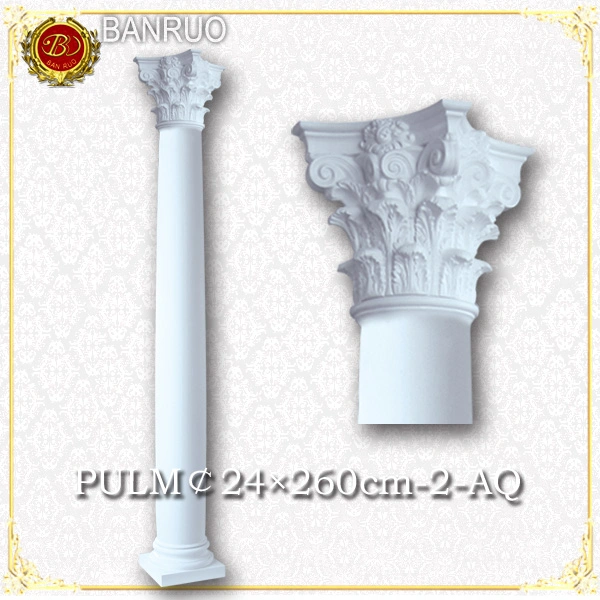 White Collins Column, Decorative Pillar, Interior Pillar, PU Pillar