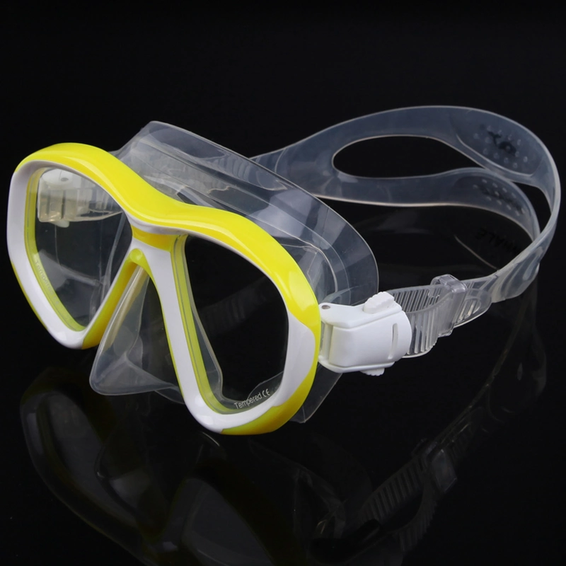 Ladies Popular Soft Fit FDA Silicone Strap Diving Masks