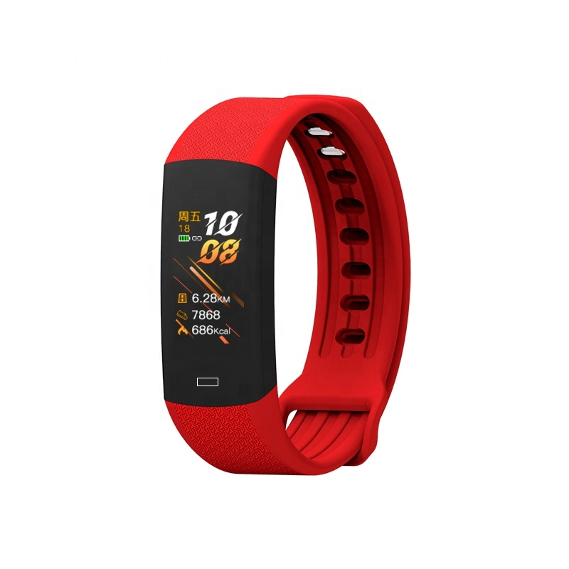 Bt Fitness Nuevo Brazalete Inteligente con Temperatura Corporal, Ritmo Cardíaco, Presión Arterial y Reloj Deportivo Inteligente B6w.