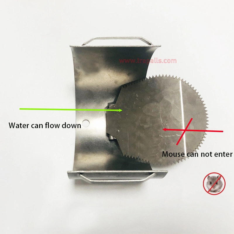 Inicio interiores roedor ratón de control de la tapa de metal de la prevención de la Guardia de drenaje de la Rata