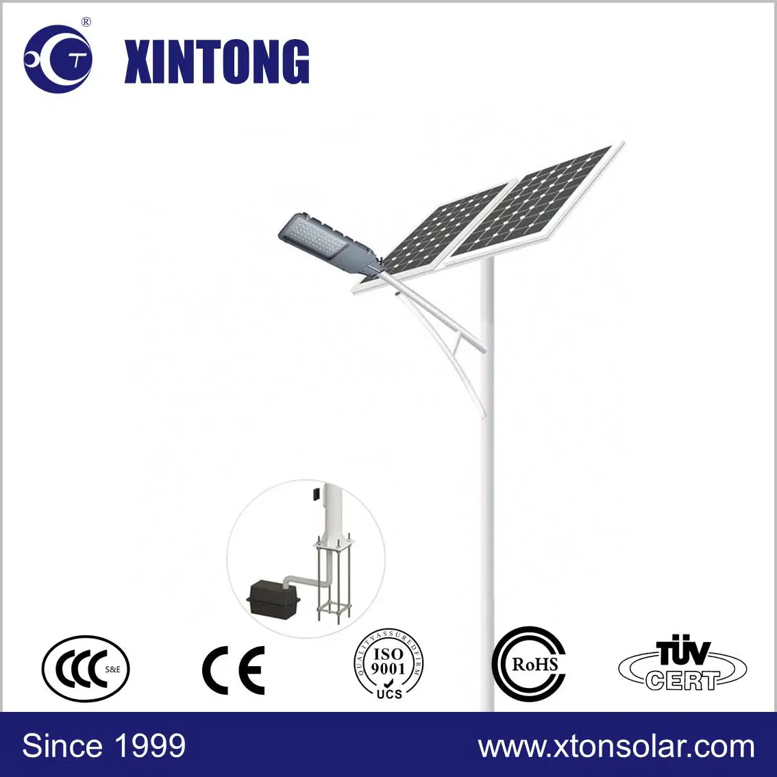 Module 35W 40W LED Solar Street Light Decorative