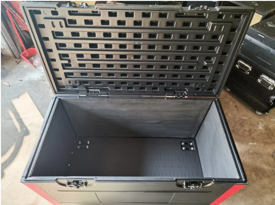 Caja de herramientas de almacenamiento cable Caja de vuelo cable Trunk Road Case Para equipos de DJ de música