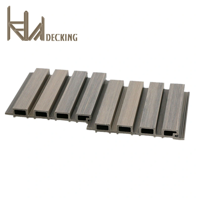 Outdoor Wall Cladding Construction or Building Material Wood Plastic Composite Co-Extrusion WPC Wall Panels Indoor Wall Tile