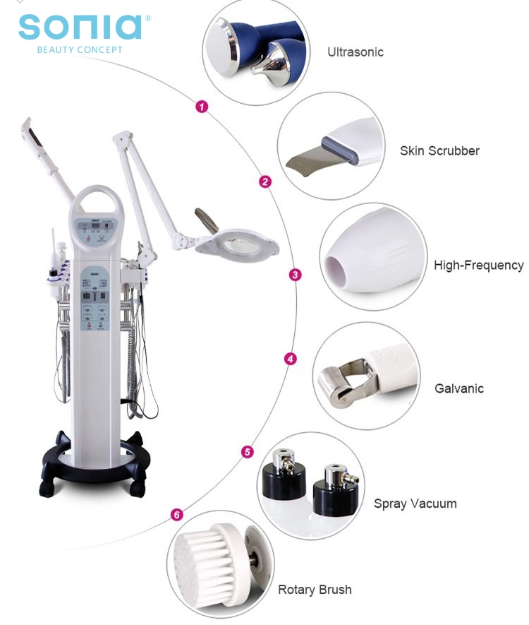 19-1 Multi-Functional Dermabrasion Ultrasound Vacuum Beauty Equipment